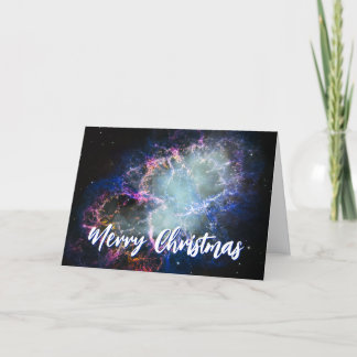 Cartão De Festividades Nebulosa do Caramujo Feliz Natal