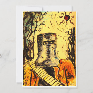 Cartão De Festividades Ned Kelly, Eclipse Solar