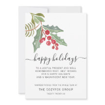 Negócios Moderno Script Holly Berry