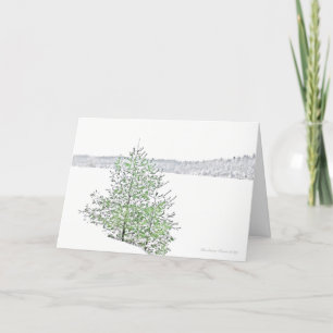 Cartão De Festividades Nenhum Floco de Neve Cai No Lugar Errado