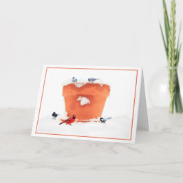 Cartão De Festividades Nenhum floco de neve cai no lugar errado, Feriado