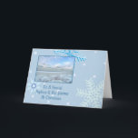 Cartão De Festividades Nephew & His Partner Winter Lake Christmas<br><div class="desc">card</div>
