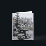 Cartão De Festividades Neuschwanstein Winter Scene 2004<br><div class="desc">Winter scene at the base of Neuschwanstein Castle,  Germany.  Taken in December 2004</div>