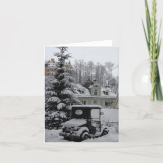 Cartão De Festividades Neuschwanstein Winter Scene 2004