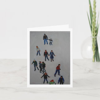 Cartão De Festividades Neve adiantada