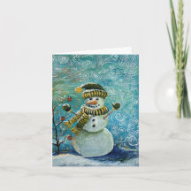 Neve Pronto para o Natal Boneco de Neve pintura
