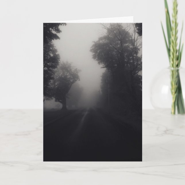 Cartão De Festividades nevoeiro (Frente)