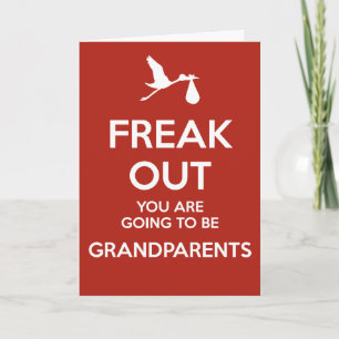 Cartão De Festividades New Grandparents Pregnancy Announcement