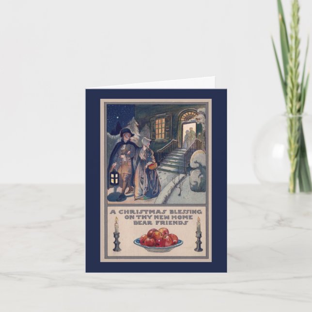 Cartão De Festividades New home Christmas greeting card (Frente)