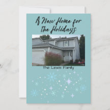 New Home for the Holidays Card