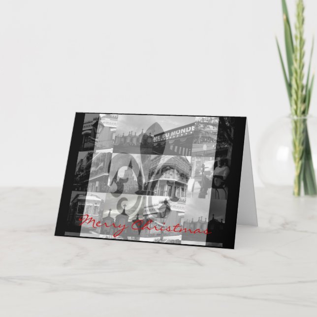 Cartão De Festividades New Orleans [Christmas Card] (Frente)