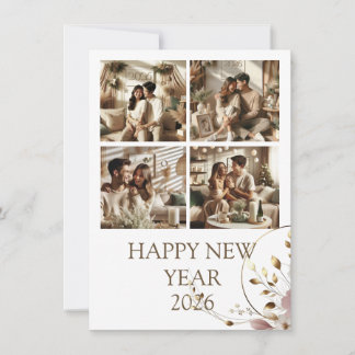 Cartão De Festividades New Year Celebration Card | Couple Card