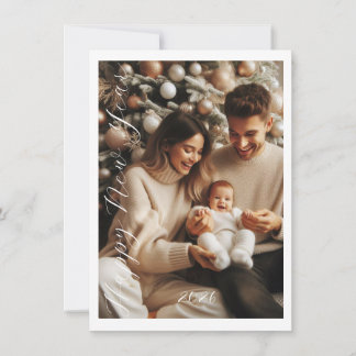Cartão De Festividades New Year Celebration Card | Family Card