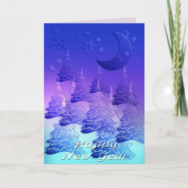 Cartão De Festividades New year 's day (Frente)