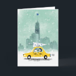 Cartão De Festividades New York Christmas<br><div class="desc">Beep Beep!</div>