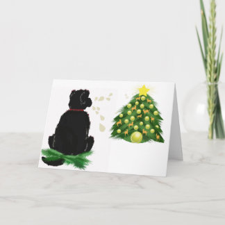 Cartão De Festividades Newfoundland Christmas Card