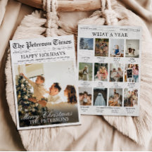 Newsletter de Natal do Jornal Que Fotos de Ano