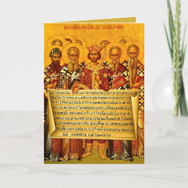 Cartão De Festividades Nicaean Creed Easter Card