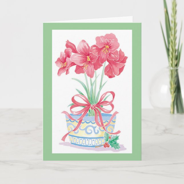 Cartão De Festividades Niece (Frente)