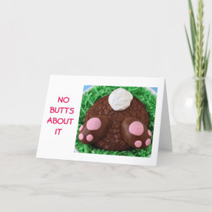 CARTÃO DE FESTIVIDADES NO BUTTS ABOUT IT-EASTER WISH IS HUGE