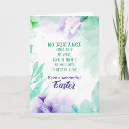 Cartão De Festividades No Distance Could Keep Us Apart Easter