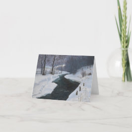 Cartão De Festividades No inverno profundo