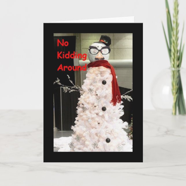 CARTÃO DE FESTIVIDADES NO KIDDING AROUND U R WISHED BEST CHRISTMAS EVER (Frente)