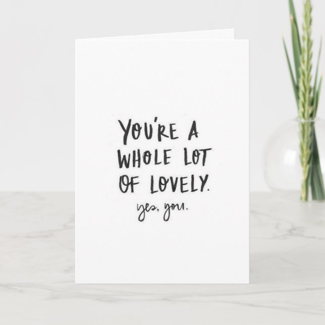 CARTÃO DE FESTIVIDADES NO NATAL SERÁ "AMOR" ESTAR COM VOCÊ! (Frente)