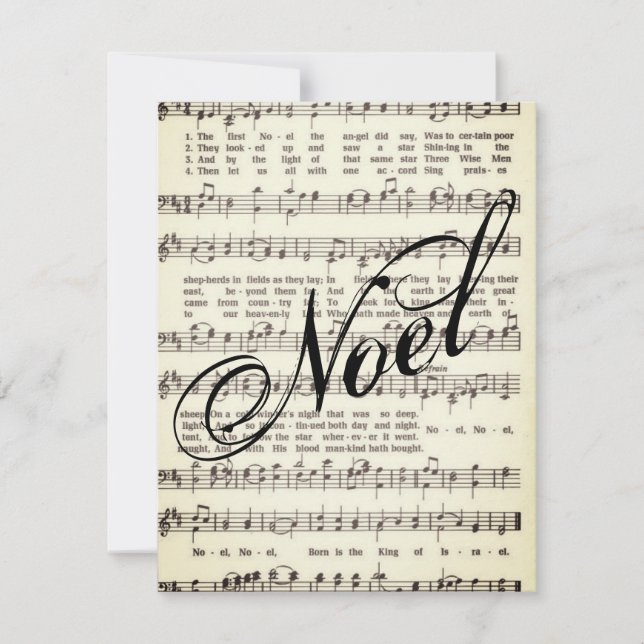 Cartão De Festividades Noel (Frente)