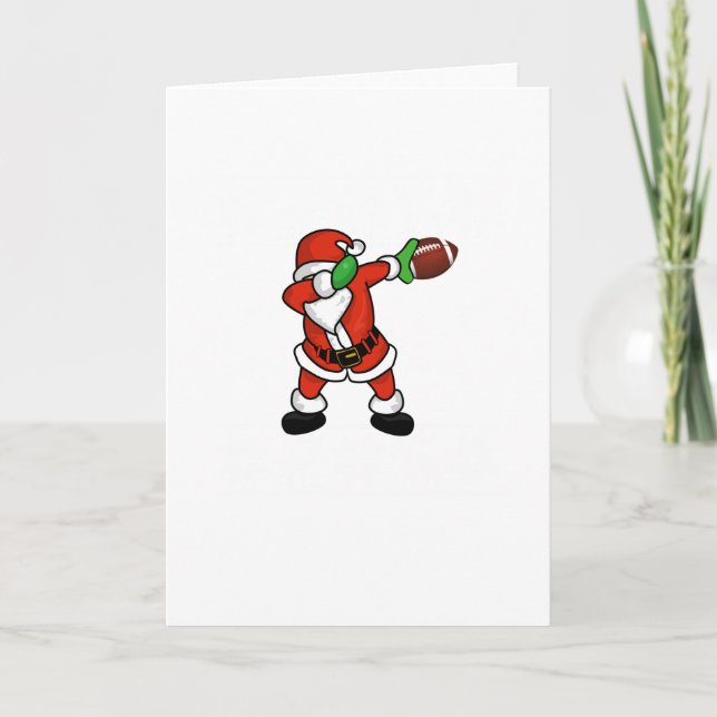 Cartão De Festividades Noel Claus dabbing do Natal (Frente)