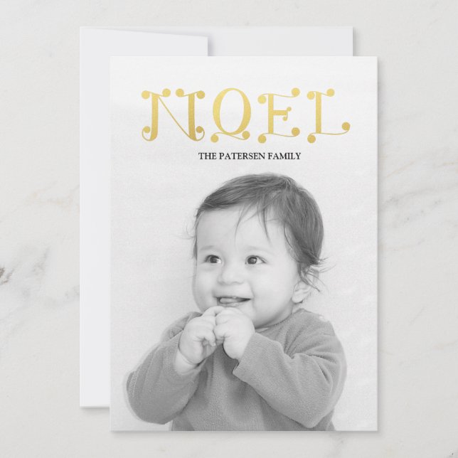 Cartão De Festividades NOEL manuscrito (Frente)