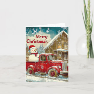 Cartão De Festividades Noel nostálgico