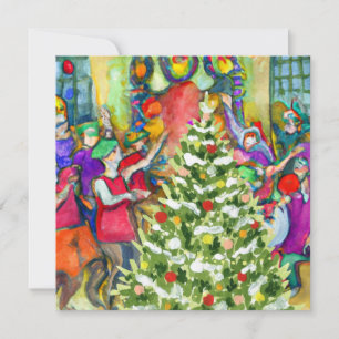 Cartão De Festividades Noite de Reis