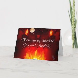 Cartão De Festividades Noite de Solstício