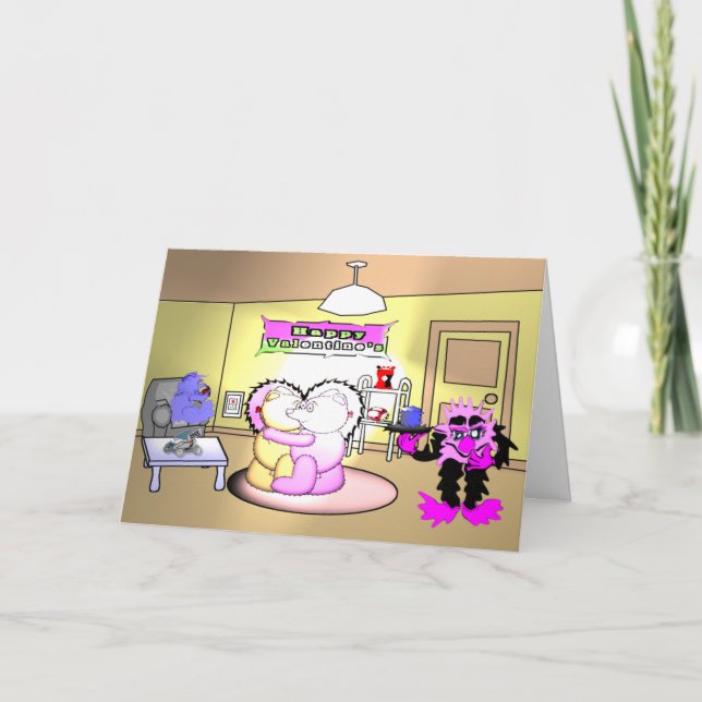 Cartão De Festividades Noite Romântica (Frente)