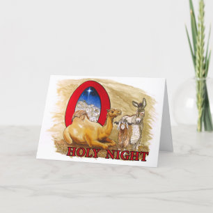 Cartão De Festividades Noite santamente de O