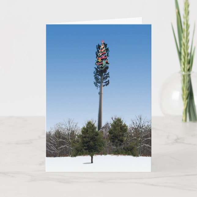 Cartão De Festividades Noite Silenciosa (Não) (Frente)