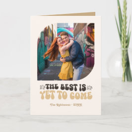 Cartão De Festividades Noites de Champanhe Champanhe Retrô Foto de Ano No