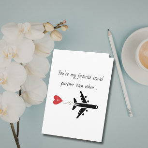 Cartão De Festividades Noivado Simples e Engraçado para namorado marido P