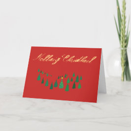 Cartão De Festividades Nollaig Chridheil