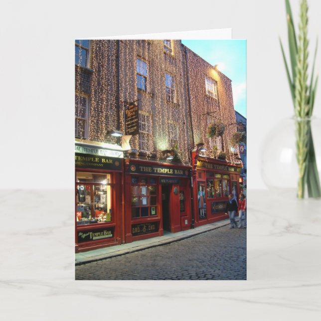 Cartão De Festividades Nollaig Shona Duit - Merry Christmas (Frente)