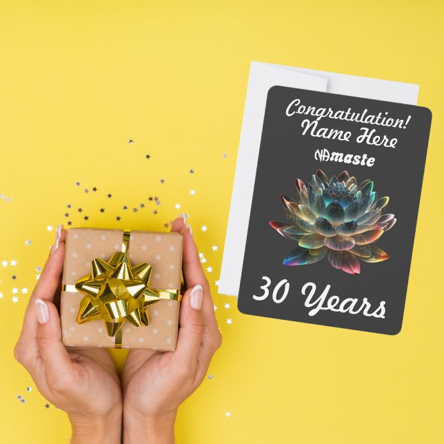 Cartão De Festividades Nome Personalizado/marco Nmaste Narcotics Anônimo (Criador carregado)