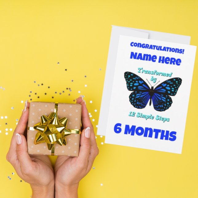 Cartão De Festividades Nome Personalizado/Marco Transformado (Criador carregado)