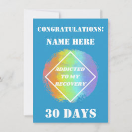 Cartão De Festividades Nome Personalizado/Milestone MilViciado em Minha R