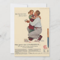 Norman Rockwell Ela Me Deu Um Parker 61 Magazi Can