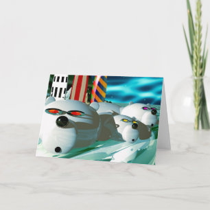 Cartão De Festividades North pole