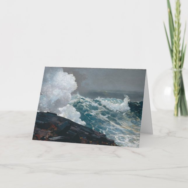 Cartão De Festividades Northeaster (Frente)