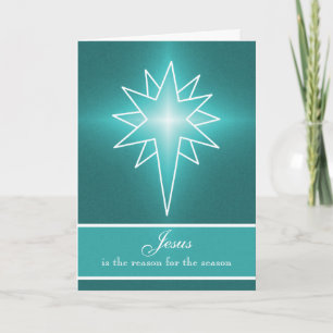 Cartão De Festividades Northern Star Vertical Christmas Card