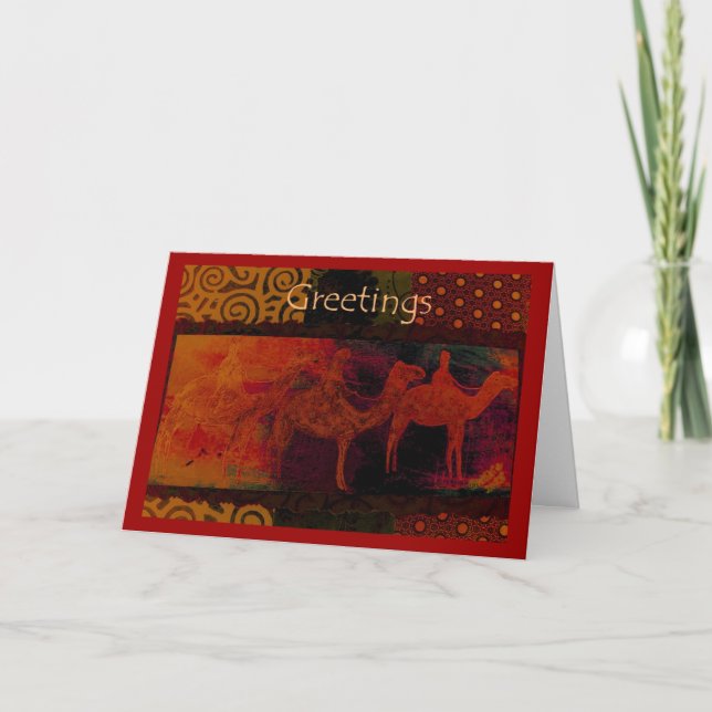 Cartão De Festividades Nós 3 Reis (Frente)