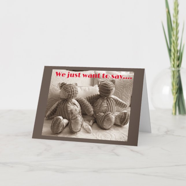 CARTÃO DE FESTIVIDADES "NÓS" DESEJAMOS "VOCÊ" UM CARRO DE NATAL MUITO FEL (Frente)